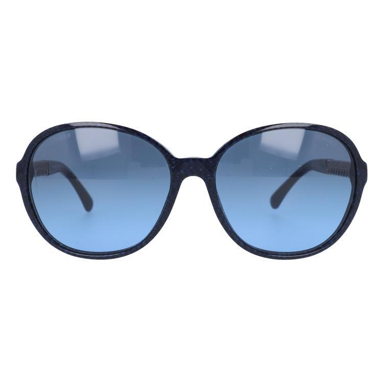 Chanel sunglasses regular fit blue metal plastic authentic