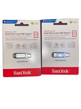 SanDisk Ultra Dual Drive Luxe USB Type-C 64gb x 2 Metal Design up to 150MB/s- Ne