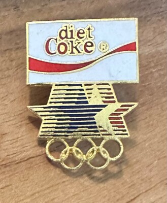 Los Angeles 1984 Coca-Cola Diet Coke Olympic Pin