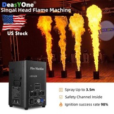 DMX Fire Effect Projector DJ Stage Jet Flame Thrower Machine Outdoor Indoor Show