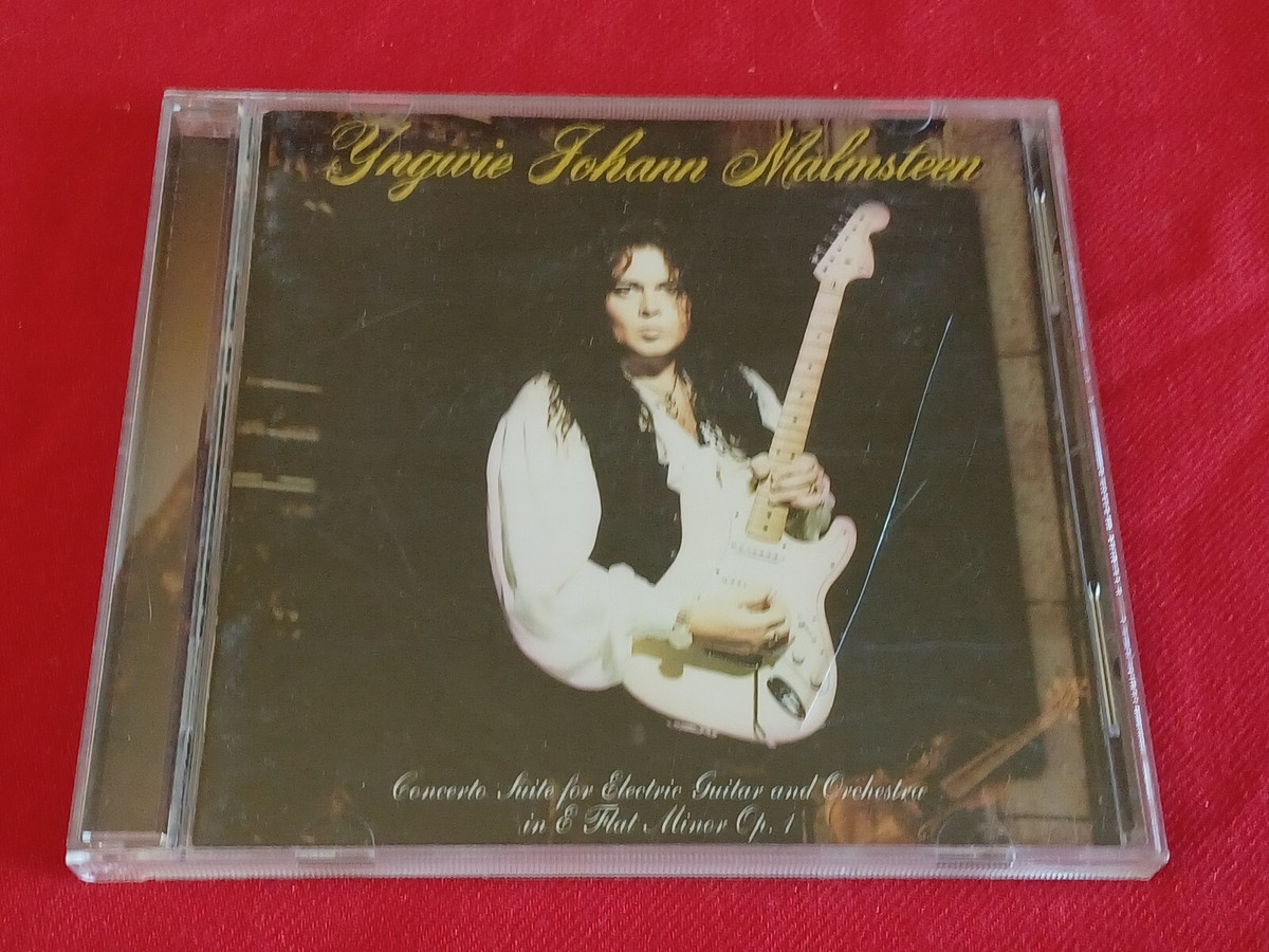 Yngwie Malmsteen 新世紀 直筆サイン入りCD Yngwie Johann Malmsteen: Concerto Suite for Electric Guitar and