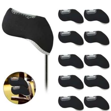 10Pcs Neoprene Iron Head Covers Pull on Golf Club Protector Set Golf Accessories