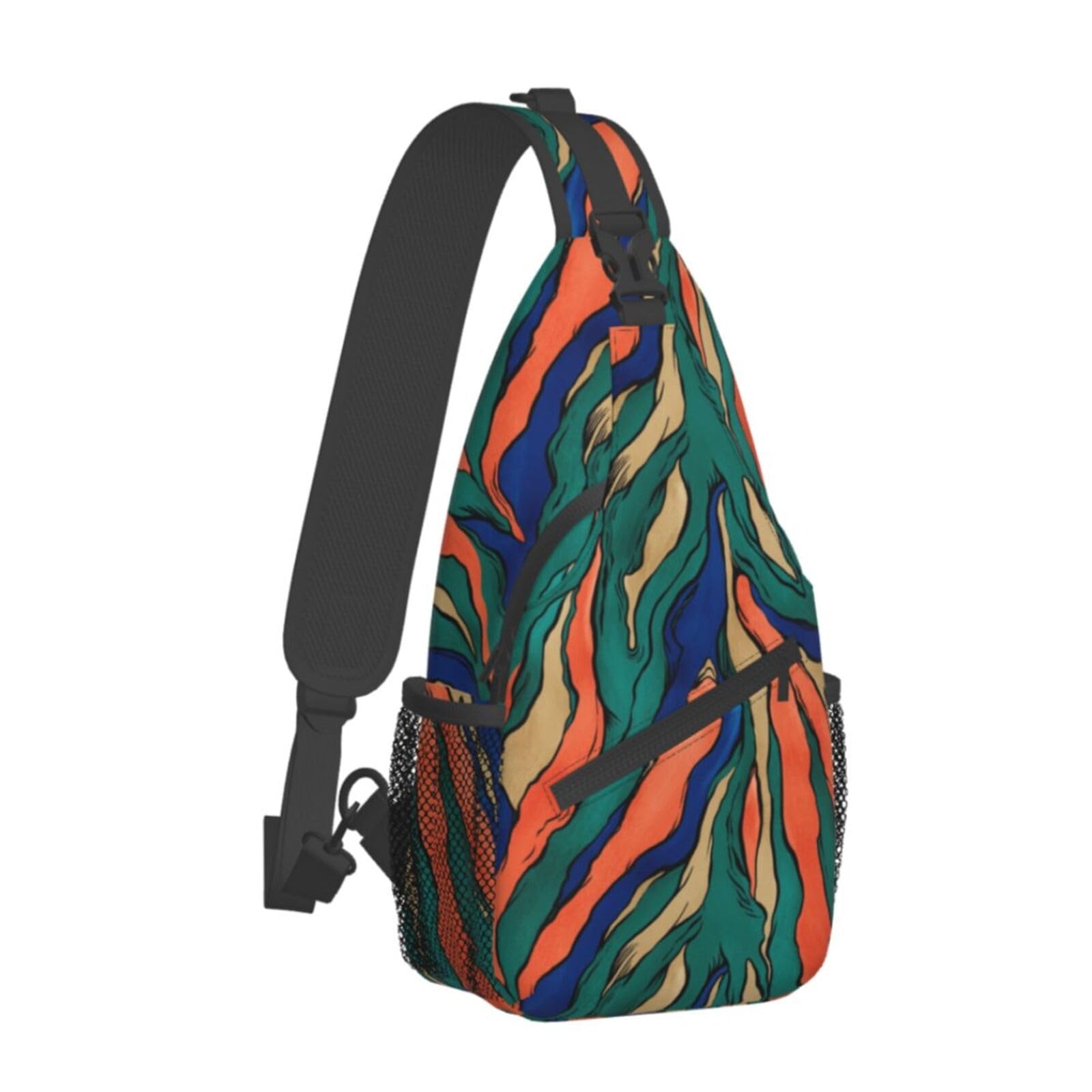 Abstract Art Crossbody Sling Backpack for Women & Men - Chest Shoulder Bag