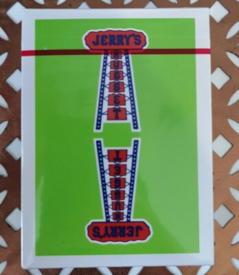 Jerry's Nugget Green Vintage Feel Playing Cards New & Sealed Casino Deck