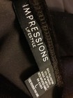 Vintage Impressions Lifestyle 2 Piece Skirt Suit Womens Large Brown Velour Shirt — photo 7