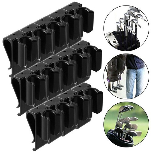 14x Golf Bag Club Organizer Clip Holder Set For All Wedge Iron Driver