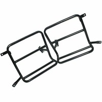 Passend FüR Royal Enfield Classic 350 500 MilitäR HeckträGer Rahmen Set Schwarz