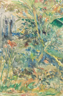 L. Preston - Signed Mid 20th Century Watercolour, Leaves in the Wind