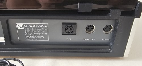 Dual KA230 mit 1226 Plattenspieler / Turntable / Receiver Kompaktanlage - Bild 18 von 24