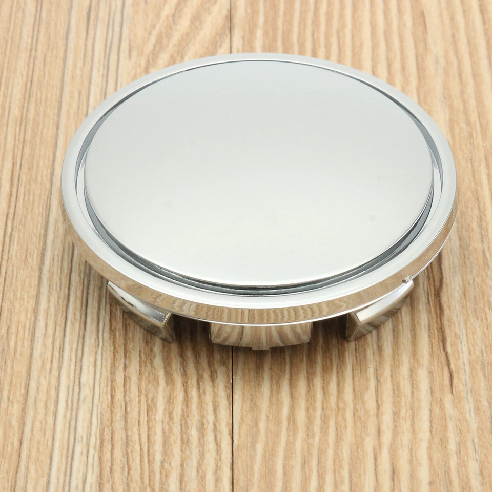 4X Universal Car Auto Car Wheel Center Rim Hub Cover Caps 65mm Silver New - Image 2 of 4
