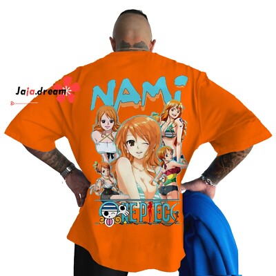 One Piece Nami Anime Manga T-Shirt Shirt Freizeit Kostüme Polyester unisex
