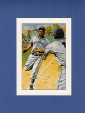 #16 HENRY KIMBRO, Balt. Elite Giants ~ 1995 NLBPA Negro League Legends 2.5"X3.5"