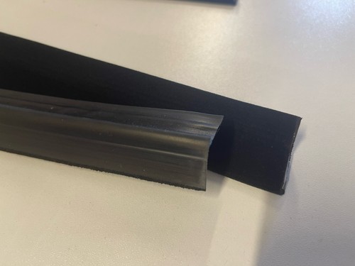 Mercedes Benz W123 Door Window Seal Belt Window Rubber Scraper Brushes 4 PC - Bild 5 von 5