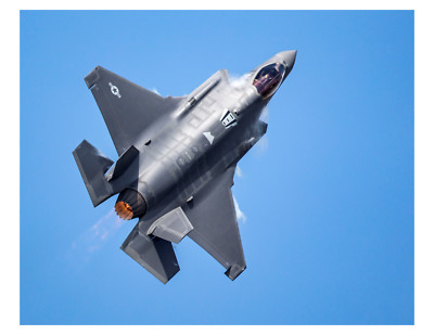 F-35A Aircraft 8x10 Photo Print On 8.5'' x 11''