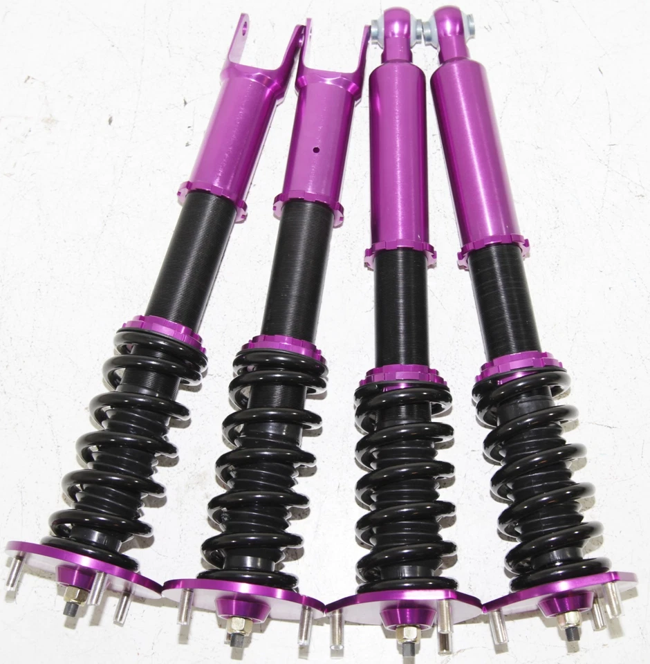 Kits de reducción de suspensión Coilover PÚRPURA para 93-97 Mazda RX-7 RX7 FD Foto 4 de 4