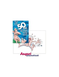 Biglietto Auguri Sexy 50 Anni Amico Ebay