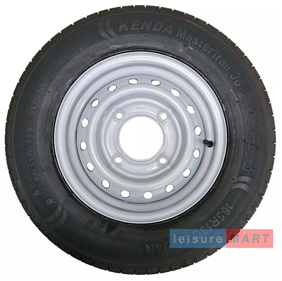 165R13C 96/94N 165 x 13 Inch Trailer Tyre on 4 Stud 5.5