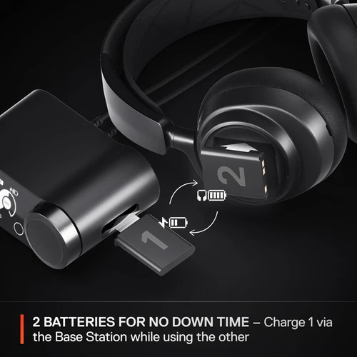 SteelSeries Arctis Nova Pro Wireless Multi-System Gaming Headset Black