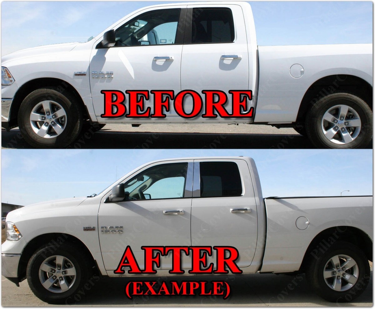 6-Piece Chrome Pillar Post & Mirror Cover Kit For 2002-2007 Cadillac CTS – Easy DIY Install