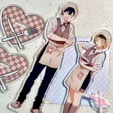 2Pcs Haikyuu tetsurou Kuroo Kozume Kenma Acrylic Standing Figure Decor Model