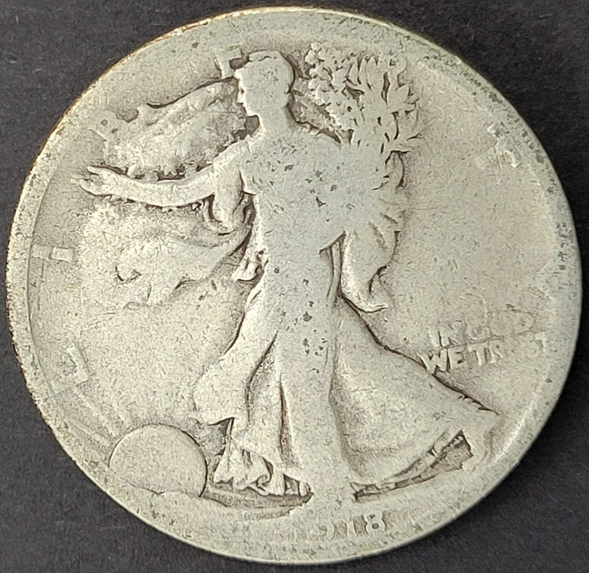 1918 Year Liberty Walking Half Dollars (1916-1947) for sale | eBay