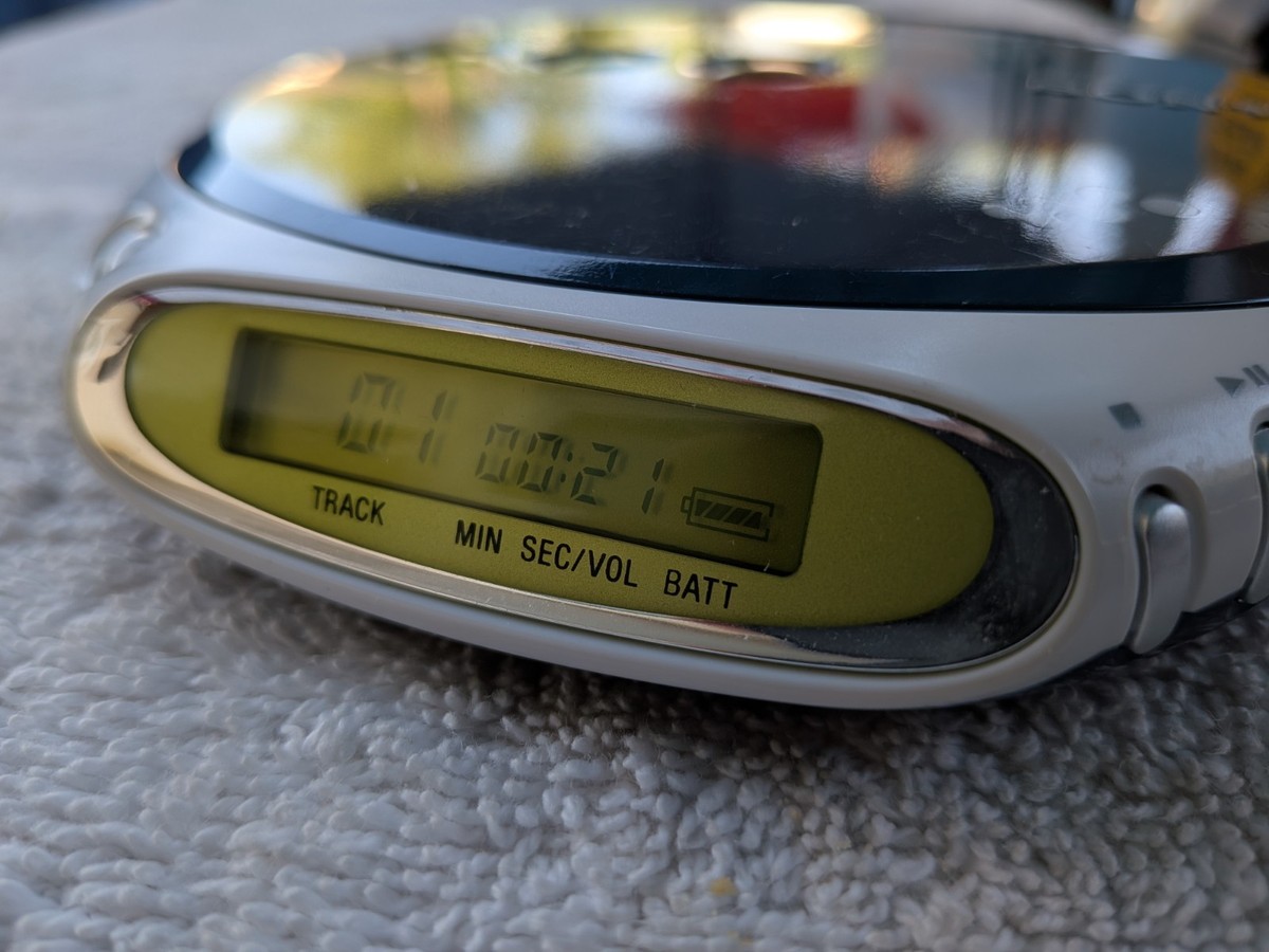 Sony D-EJ360 Blue CD Walkman G-Protection Y2K Portable Player PSYC