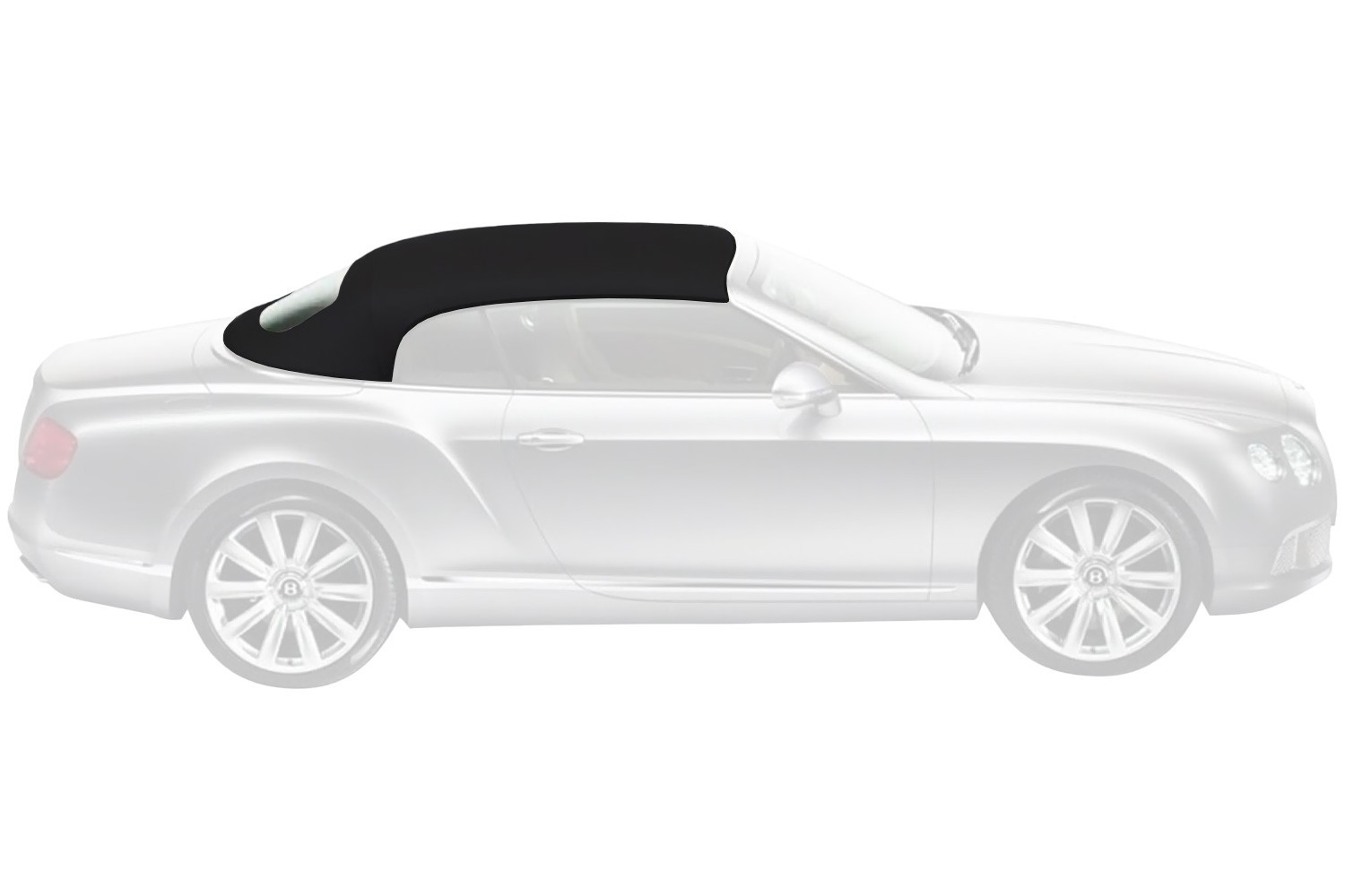 Bentley Continental GT 2007-2017 Convertible tops Set Black