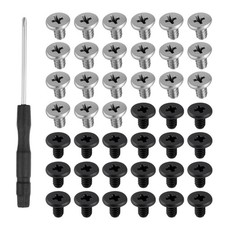50 PCS M.2 Ssd Mounting M2 x 3.7mm, 1.8mm shaft diameter, Black, Silver