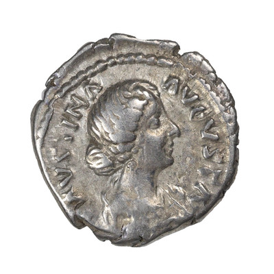 Faustina Junior Augusta 147-175 AD Silver Denarius Ancient Roman Coin RIC.688