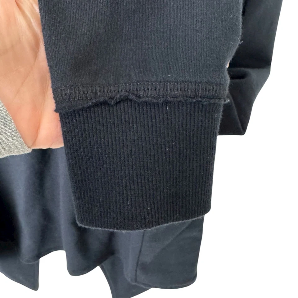 Rock & Republic Black Jacket Open Front Cardigan Top Zipper Pockets Women's XS - Image 4 of 4