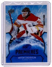 2021-22 Upper Deck Ice 2020-21 Artem Zagidulin 0607/1299 Calgary Flames #110