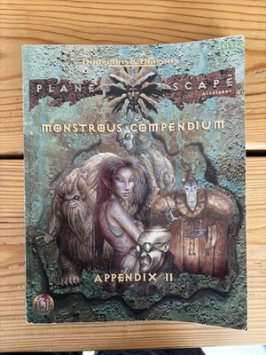 Planescape Monstrous Compendium Appendix II TSR 2613 1994