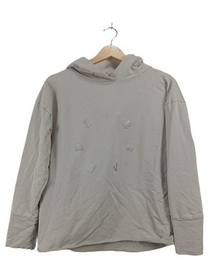 Elbsand Kapuzenpullover Damen Gr. 38 beige Schriftzug