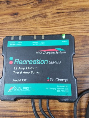 Dual Pro Recreational Series Battery Charger RS2 6 Amp Banks Tested