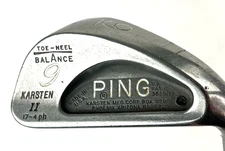 Ping Karsten II Black Dot Single 9 Iron Factory Karsten ZZ-Lite Steel Stiff
