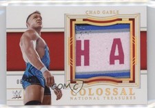 2024 National Treasures WWE Colossal Materials Holo Gold 8/10 Chad Gable 1o2