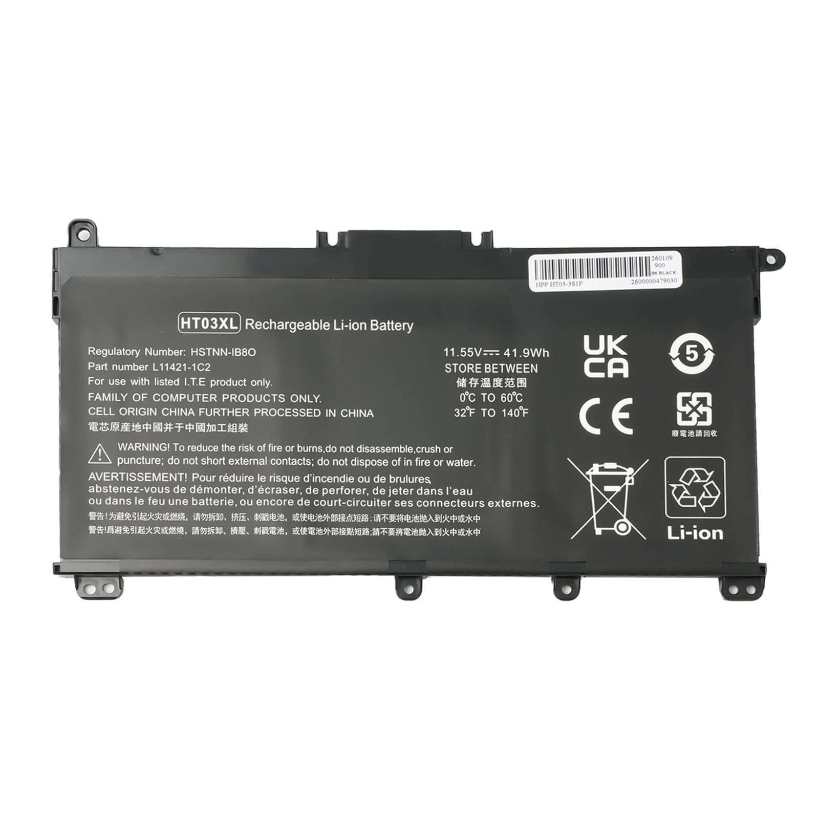 Offerta Batteria Laptop HP HT03XL L11119-855 OYOMBA Pavilion 14-CE