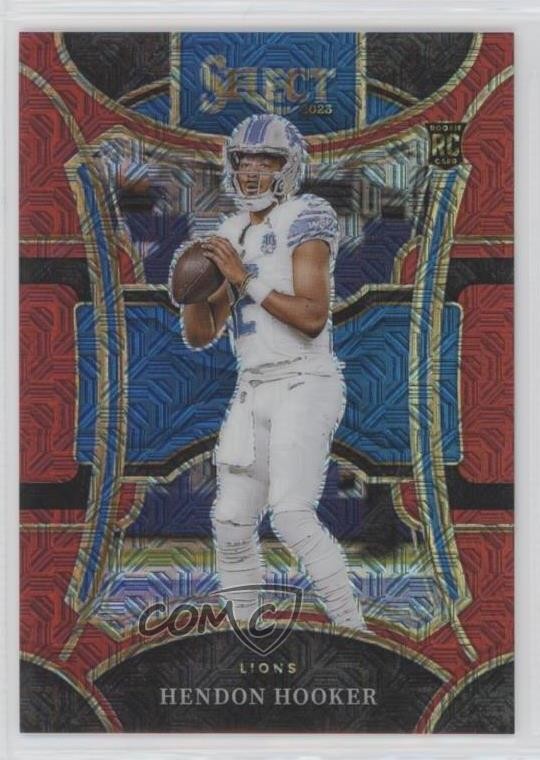 2023 Panini Select Suite Level Red Disco Prizm 24/49 Hendon Hooker #432 1cw4