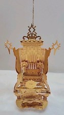 De colección Pipe Organ 1993 Danbury Mint 23KT oro electrochapado adorno anual