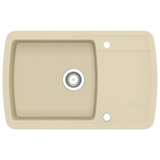 Granite Kitchen Sink Single Basin Kitchen Utility Sinks Multi Colours vidaXL