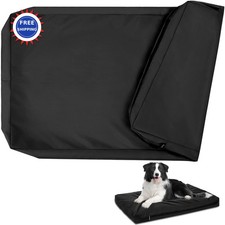 Waterproof Dog Bed Cover 42 Inch Washable Hair Resistant Heavy Duty Zipper