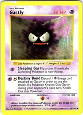 first edition gastly pokemon card Gastly [Shadowless] #50 Prices | Pokemon Base Set