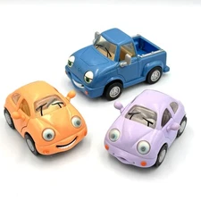 3 Lot Chevron Cars Zachary Zoomer Skyler Scamper 1999 & Peet Pick-up Truck 1997