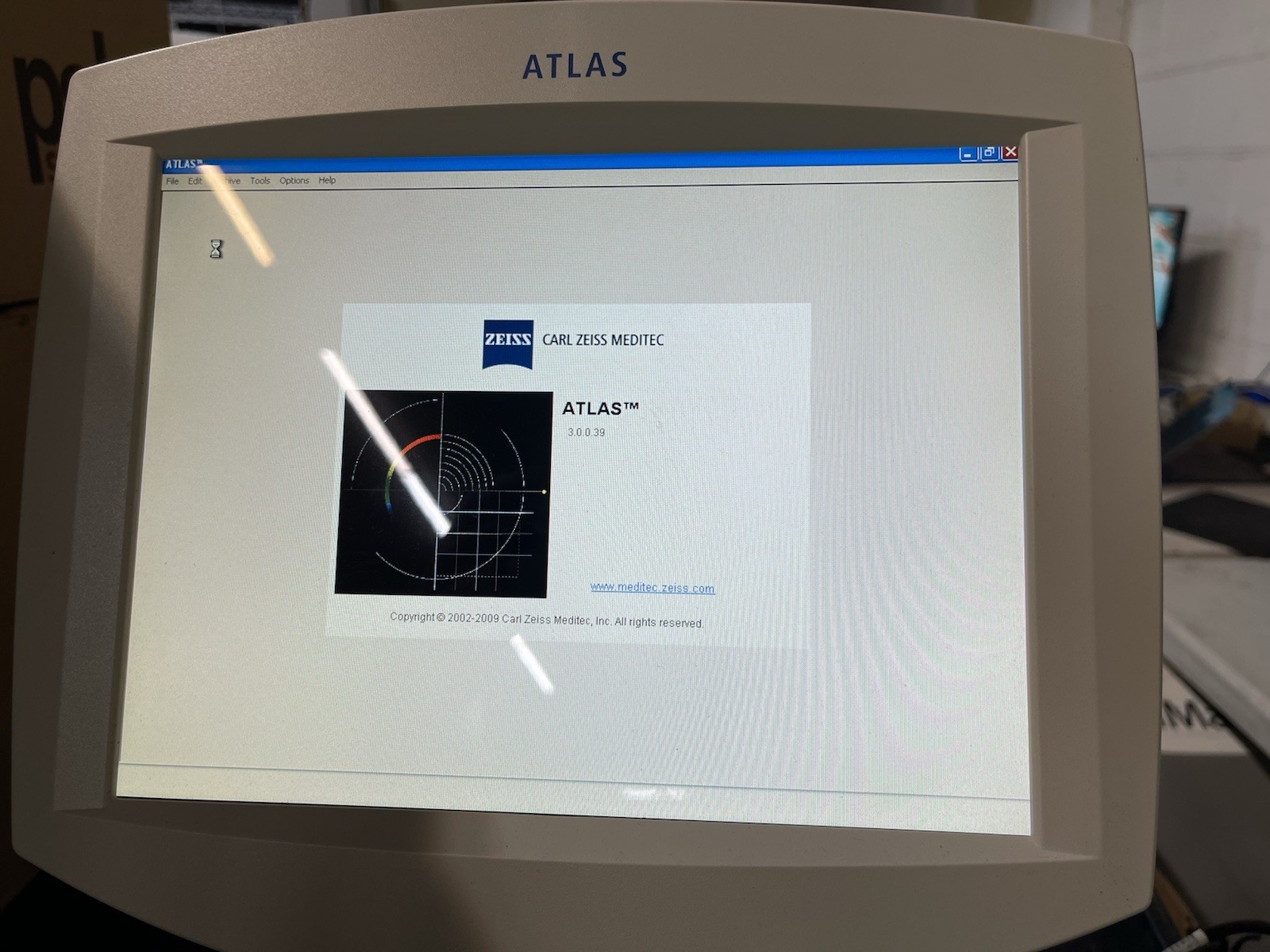 Zeiss Atlas 9000 Corneal Topographer System w/ Windows XP