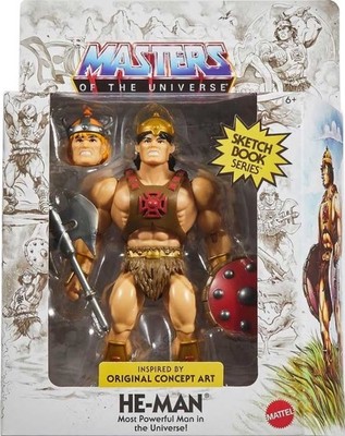 MOTU Masters of the Universe Sketch Book He-Man
