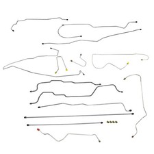 1995-98 Chevy Gmc Truck C1500 2wd Complete Brake Line Kit Stainless Steel 1995-98 Chevy Gmc Truck C1500 2wd Complete Brake Line Kit Stainless Steel