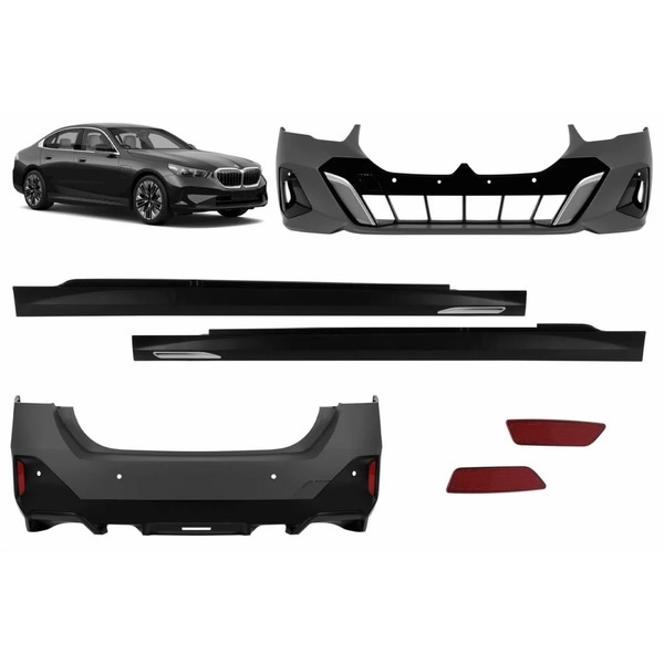 Bodykit FüR BMW 5Er G60 Ab 2023 M-Tech Design StoßStange Seitenschweller Gitter-image