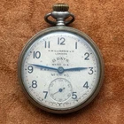 BRITISH MILITARY WW-1H.WILLIAMSON LTD. LONDON 8 DAYS MARK IV  POCKET WATCH.