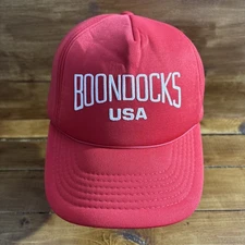 Vintage 90s Boondocks USA Trucker Hat Snapback Midwest Farm Cap Rope Youngan