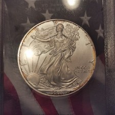 Moneta Argento Usa 1 Dollaro Liberty 2003 1oz Argento 999 Collezione Oro Silver 